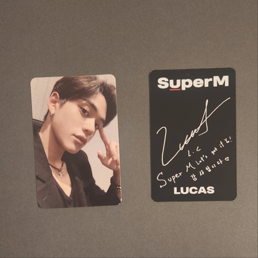 Lucas Wayv NCT Official Photo Card